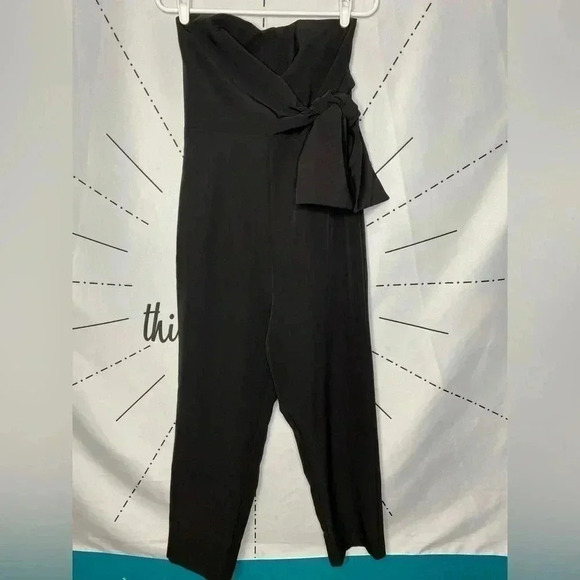 ASOS Bandeau Jumpsuit with Tie Detail - Picture 4 of 7